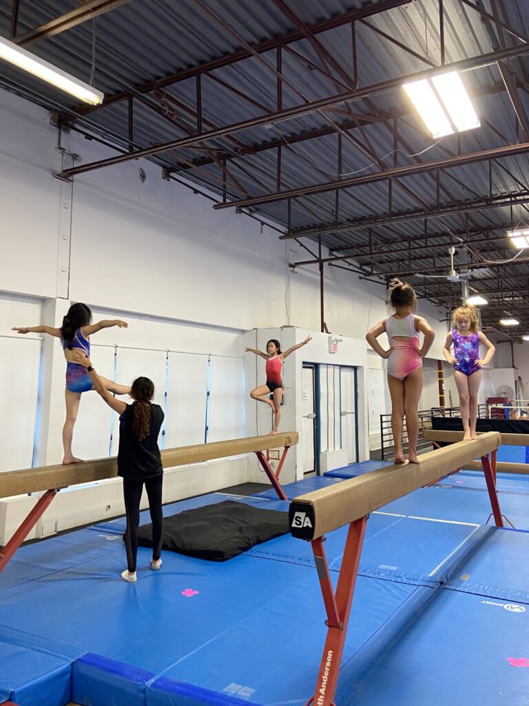 Academy Sport and Fitness Recreational Gymnastics - Kids on Beams